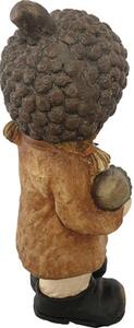 Figurină decorativă fetiță Lafiora H 38 cm maro