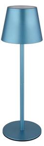 Globo 58488BL-LED Lampă de masă VANNIE, reîncărcabilă, cu control tactil și reglare a luminozității, pentru exterior 3W/5V IP54 1800mAh albastră