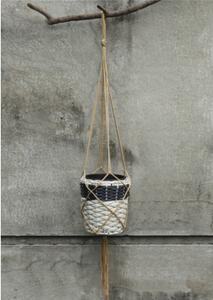 Plasă macrame Lafiora H 100 cm crem