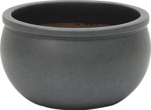 Ghiveci ceramică Lafiora Bavaria Ø 29 cm H 17 cm gri
