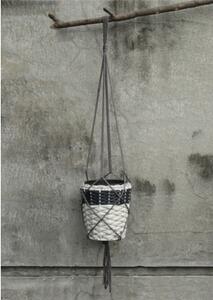 Plasă macrame Lafiora H 100 cm gri