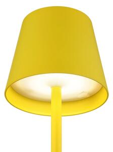Globo 58488Y-LED Lampă de masă VANNIE, cu dimmer, tactilă, reîncărcabilă, pentru exterior, 3W/5V IP54 1800mAh, galbenă