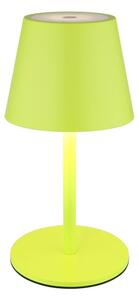 Globo 58488NG-LED Lampă de masă VANNIE pentru exterior, reglabilă (dimmabilă), cu control tactil și reîncărcabilă, 3W/5V IP54 1800mAh, verde