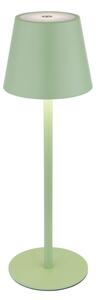 Globo 58488BG-LED Lampă de masă pentru exterior 3-în-1 VANNIE, dimmabilă cu comandă tactilă și reîncărcabilă, 3W/5V IP54 verde