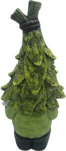 Pitic de grădină cu floare fluture Lafiora 21x40 cm verde