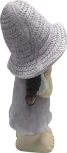 Figurină decorativă fetiță Lafiora H 45 cm roz