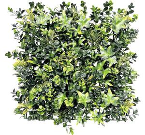 Panou decorativ plante artificiale Tropical 38x38 cm