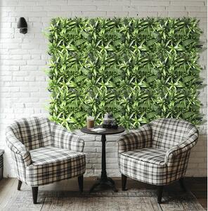 Panou decorativ plante artificiale Fire Sky 38x38 cm