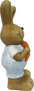 Figurină iepure Lafiora H 37 cm albastru