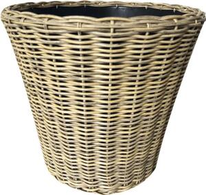 Coș plante Lafiora Wicker Ø 27 cm H 26 cm natur
