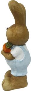 Figurină iepure Lafiora H 37 cm albastru