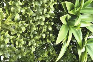 Panou decorativ plante artificiale Jungle 38x38 cm