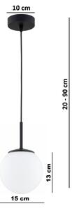 Brilagi - Pendul pe cablu MILO 1xE27/60W/230V, negru