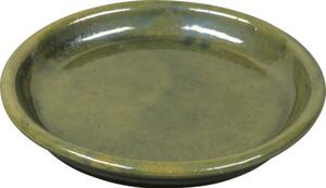 Farfurie ghiveci Lafiora, argilă, Ø 30 cm, verde