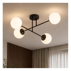 Brilagi - Lustră aplicată MILO 4xE27/60W/230V neagră