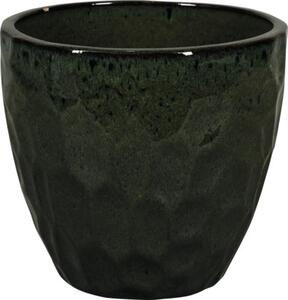 Ghiveci flori Lafiora model diamant Ø 23 cm H 20,5 cm gri