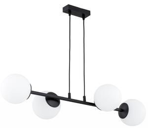 Brilagi - Lustru suspendat pe cablu MILO 4xE27/60W/230V negru