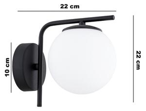 Brilagi - Aplica de perete MILO 1xE27/60W/230V neagră