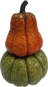 Figurină decorativă dovleac Lafiora 29x29x41,5 cm portocaliu/verde