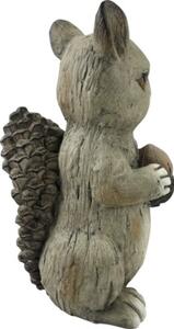 Figurină decorativă veveriță Lafiora 19,5x19x34 cm
