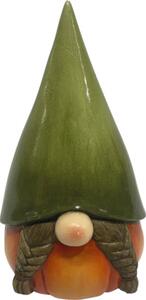 Figurină decorativă gnom Lafiora 20x19x30,5 cm portocaliu/verde