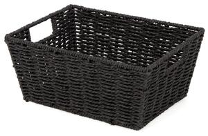 Coș împletit manua Compactor ETNA, 31 x 24x 14 cm, negru