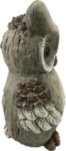 Bufniță decorativă Lafiora 19x18x34 cm