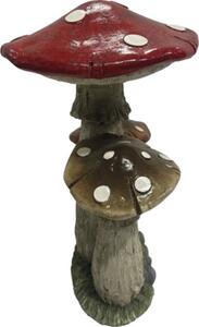 Figurină decorativă ciupercă Lafiora 34x23,5x42 cm