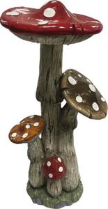 Figurină decorativă ciupercă Lafiora 34x23,5x76 cm