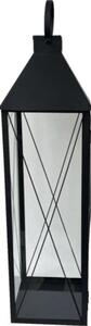 Felinar din metal Lafiora 23x77 cm negru