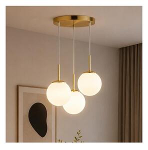 Brilagi - Lustră suspendată pe cablu MILO 3xE27/60W/230V, auriu