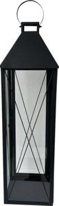 Felinar din metal Lafiora 23x77 cm negru