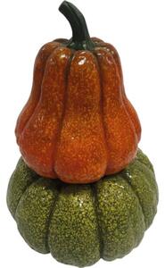 Figurină decorativă dovleac Lafiora 29x29x41,5 cm portocaliu/verde