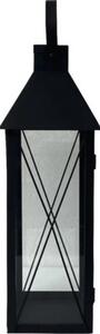 Felinar din metal Lafiora 12x35 cm negru