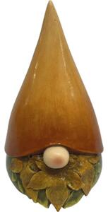 Figurină decorativă gnom Lafiora 20,5x19x31 cm portocaliu/verde
