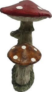 Figurină decorativă ciupercă Lafiora 34x23,5x42 cm