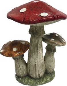 Figurină decorativă ciupercă Lafiora 34x23,5x42 cm
