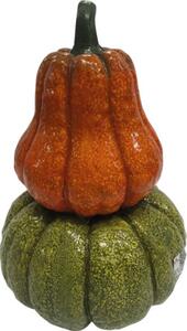 Figurină decorativă dovleac Lafiora 29x29x41,5 cm portocaliu/verde