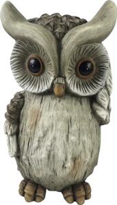 Bufniță decorativă Lafiora 19x18x34 cm