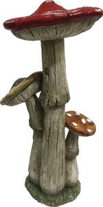 Figurină decorativă ciupercă Lafiora 34x23,5x76 cm