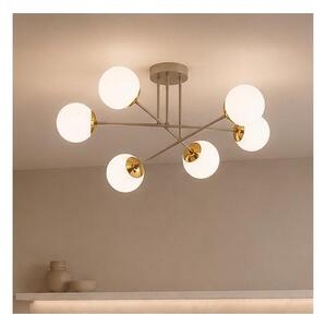 Brilagi - Lustru aplicat MILO 6xE27/60W/230V bej/auriu
