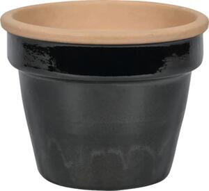 Ghiveci plante Lafiora teracotă Ø 27 cm H 22 cm negru