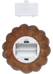 Lumânare dovleac cu LED Lafiora Ø 13,7 cm H 11,5 cm maro