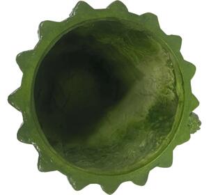 Mască ghiveci Lafiora Cactus ceramică Ø 18 cm H 25 cm verde