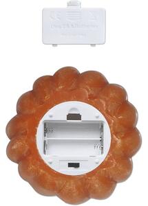 Lumânare dovleac cu LED Lafiora Ø 13,7 cm H 11,5 cm portocaliu