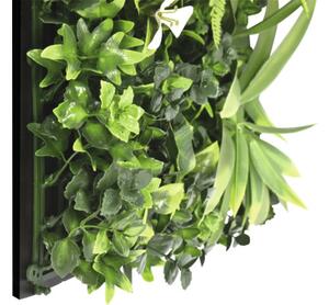 Panou decorativ plante artificiale Tropical Basic 38x38 cm