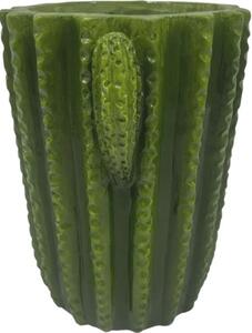 Mască ghiveci Lafiora Cactus ceramică Ø 18 cm H 25 cm verde