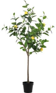 Copac artificial lămâi Lafiora în ghiveci H 150 cm verde