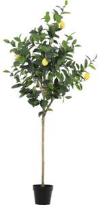 Copac artificial lămâi Lafiora în ghiveci H 180 cm verde