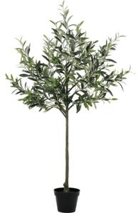 Copac artificial măslin Lafiora în ghiveci H 120 cm verde